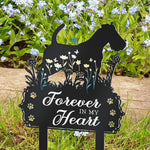 Pet Lover Gift Dog Garden Metal Stake - Personalized Garden Stake