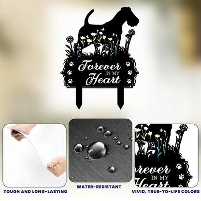Pet Lover Gift Dog Garden Metal Stake - Personalized Garden Stake