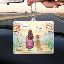 Pet Memorial I Am Always With You - Personalized Car Ornament