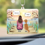 Pet Memorial I Am Always With You - Personalized Rear View Mirror Accessory