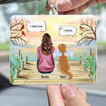 Pet Memorial I Am Always With You - Personalized Rear View Mirror Accessory