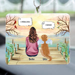 Pet Memorial I Am Always With You - Personalized Rear View Mirror Accessory