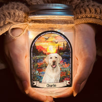 Pet Memorial I'm Always With You - Personalized Mason Jar Light