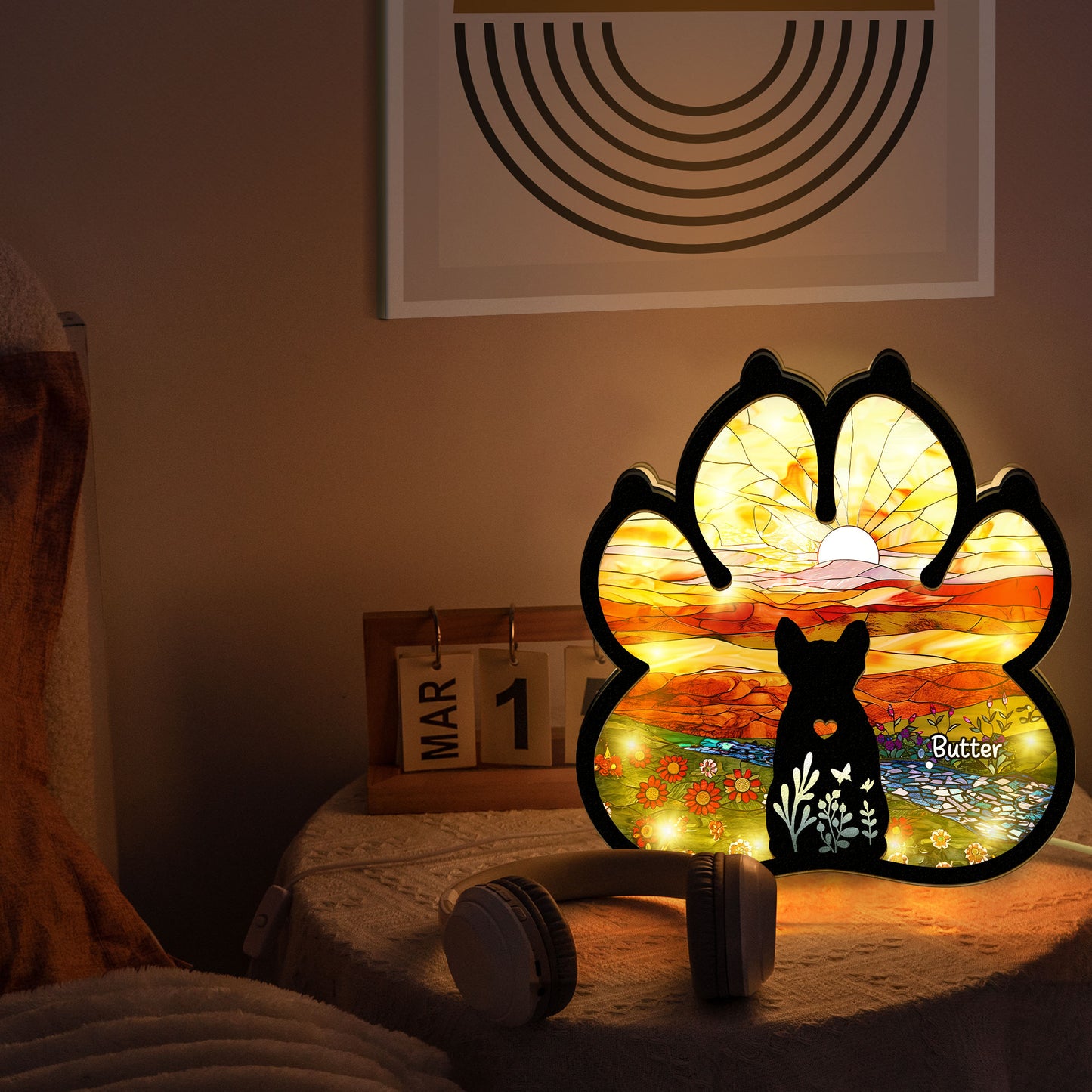 Pet Memorial - Personalized LED Night Lamp