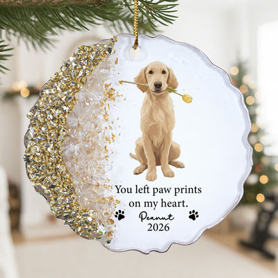Pet Memorial Remembrance Gift - Personalized Resin Ornament