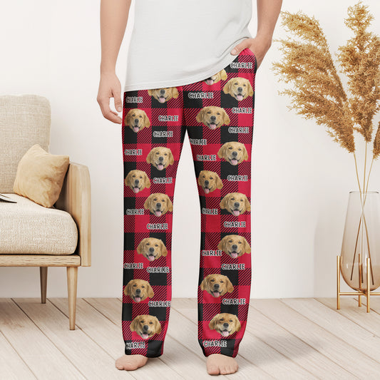 Pet Pattern - Personalized Photo Sweatpants, Lounge Pants With Pockets