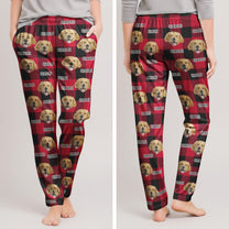 Pet Pattern - Personalized Photo Sweatpants, Lounge Pants With Pockets