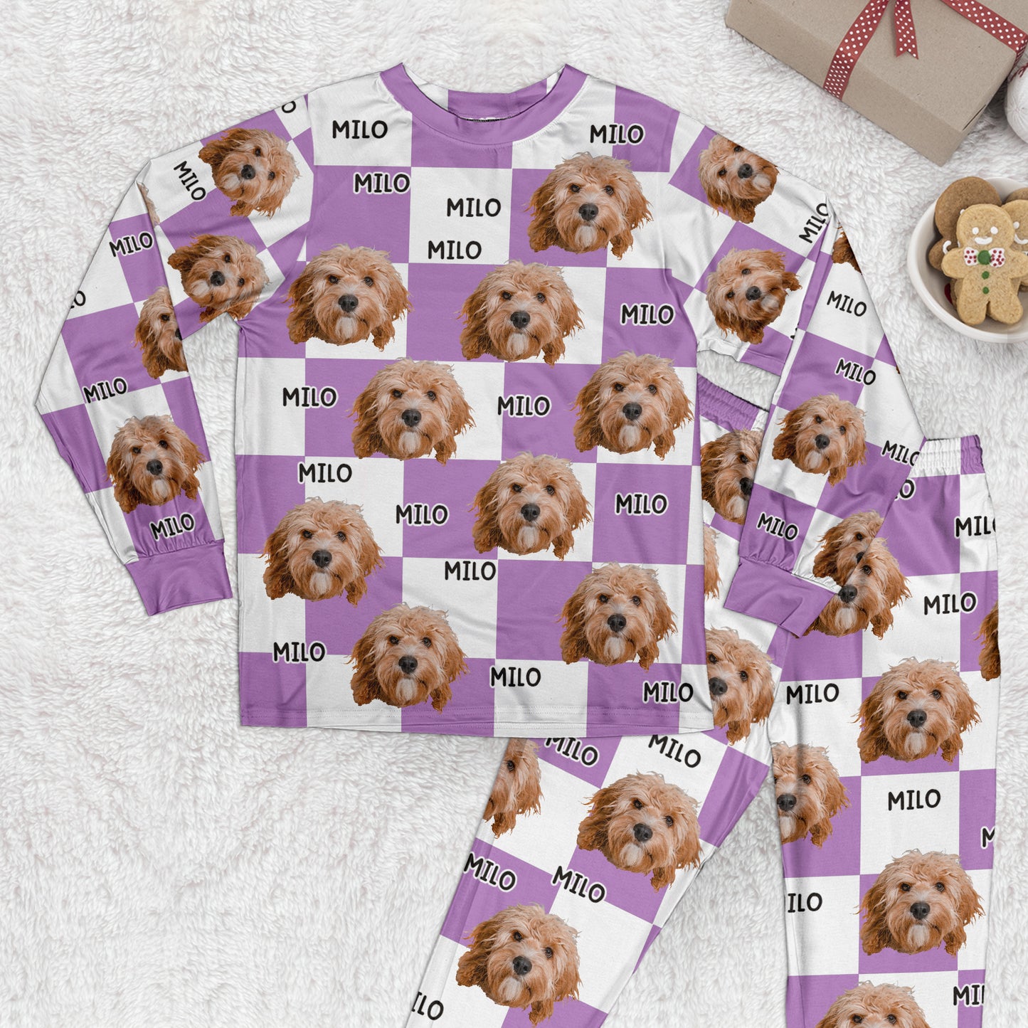 Pet Pattern - Personalized Photo Pajama Set