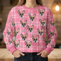 Pet Pattern - Personalized Photo AOP Sweatshirt