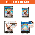 Pet Rainbow Window Memorial - Personalized Window Hanging Suncatcher Photo Ornament