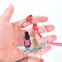 Pet Sympathy - Personalized Glass Ornament