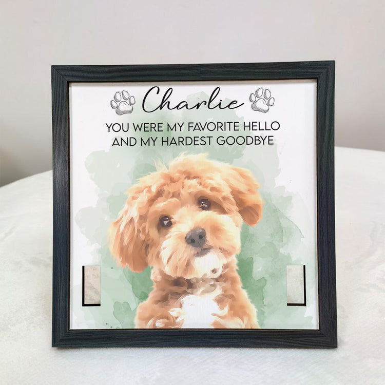 Pet-Collar-Frame-Keepsake-Custom-Pet-Portrait-Watecolor-Art-Personalized-Frame-3
