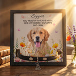 Pet-Loss-Memorial-Gifts-Custom-Photo-Floral-Design-Personalized-Pet-Loss-Frame-3