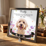 Pet-Loss-Memorial-Gifts-Custom-Photo-Floral-Design-Personalized-Pet-Loss-Frame-4