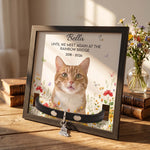 Pet-Loss-Memorial-Gifts-Custom-Photo-Floral-Design-Personalized-Pet-Loss-Frame- 5