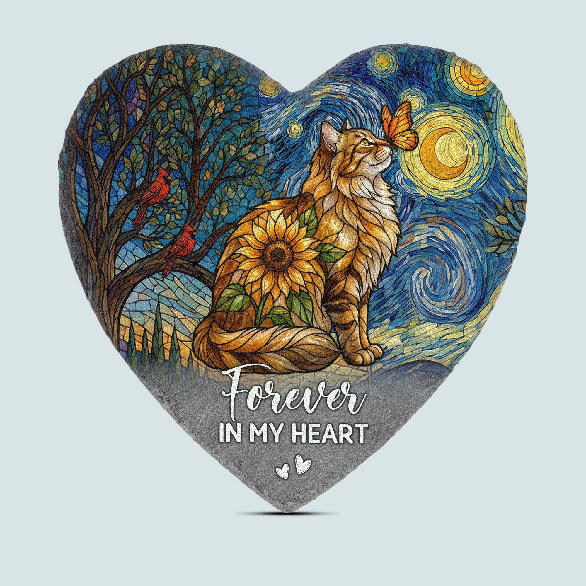 Pet-Memorial-Forever-In-My-Heart-Personalized-Garden-Stone