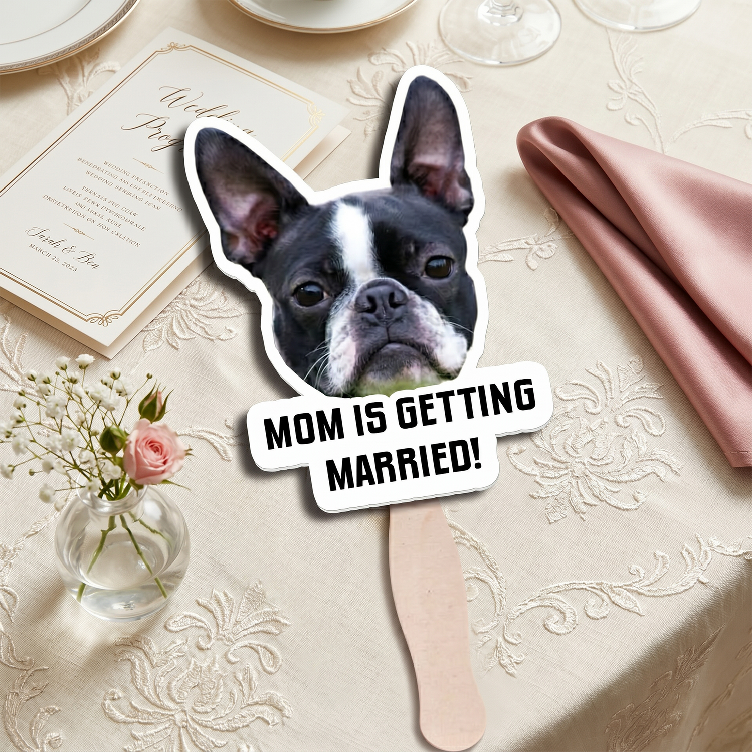 Pet-Mom,-Dad-My-Humans-Are-Getting-Married!-Wedding-Gift,-Bachelor-Party-Gift-Personalized-Graduation-Fan-1