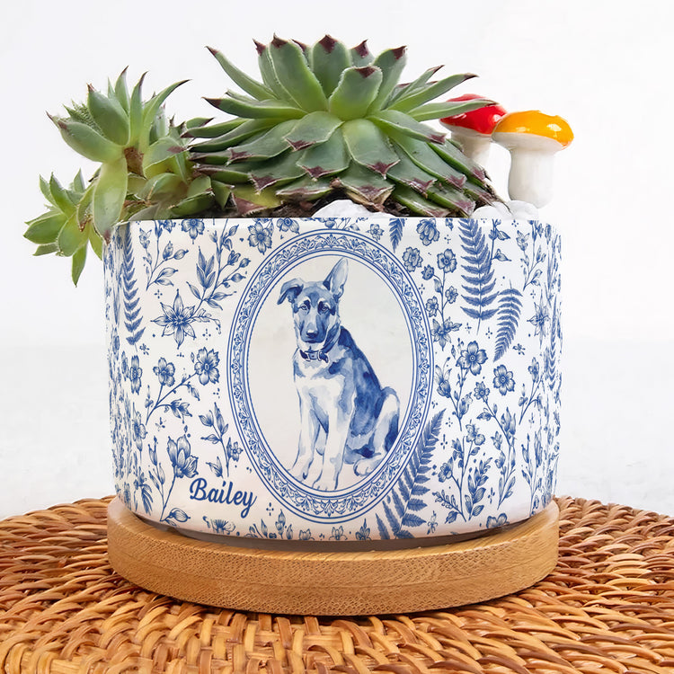 Pet-Portrait-Planter-Home-Decor,-Pet-Memorial-Remembrance-Personalized-Plant-Pot-2
