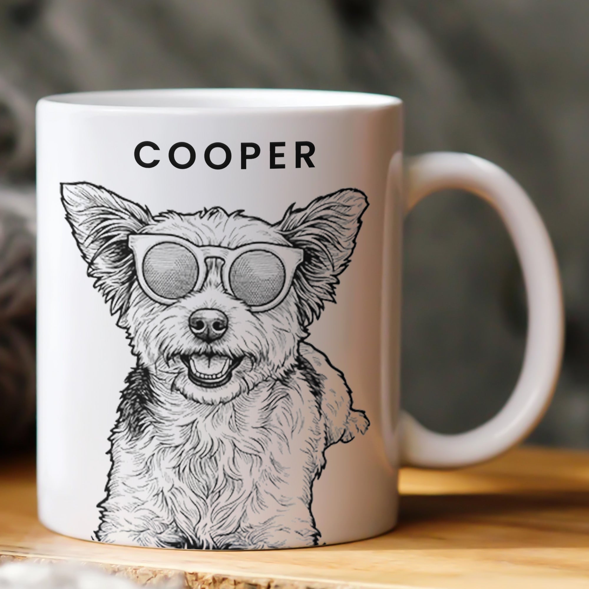 Pet-Portrait-Sketch-Line-Art-For-Him-For-Her-Personalized-Mug-2