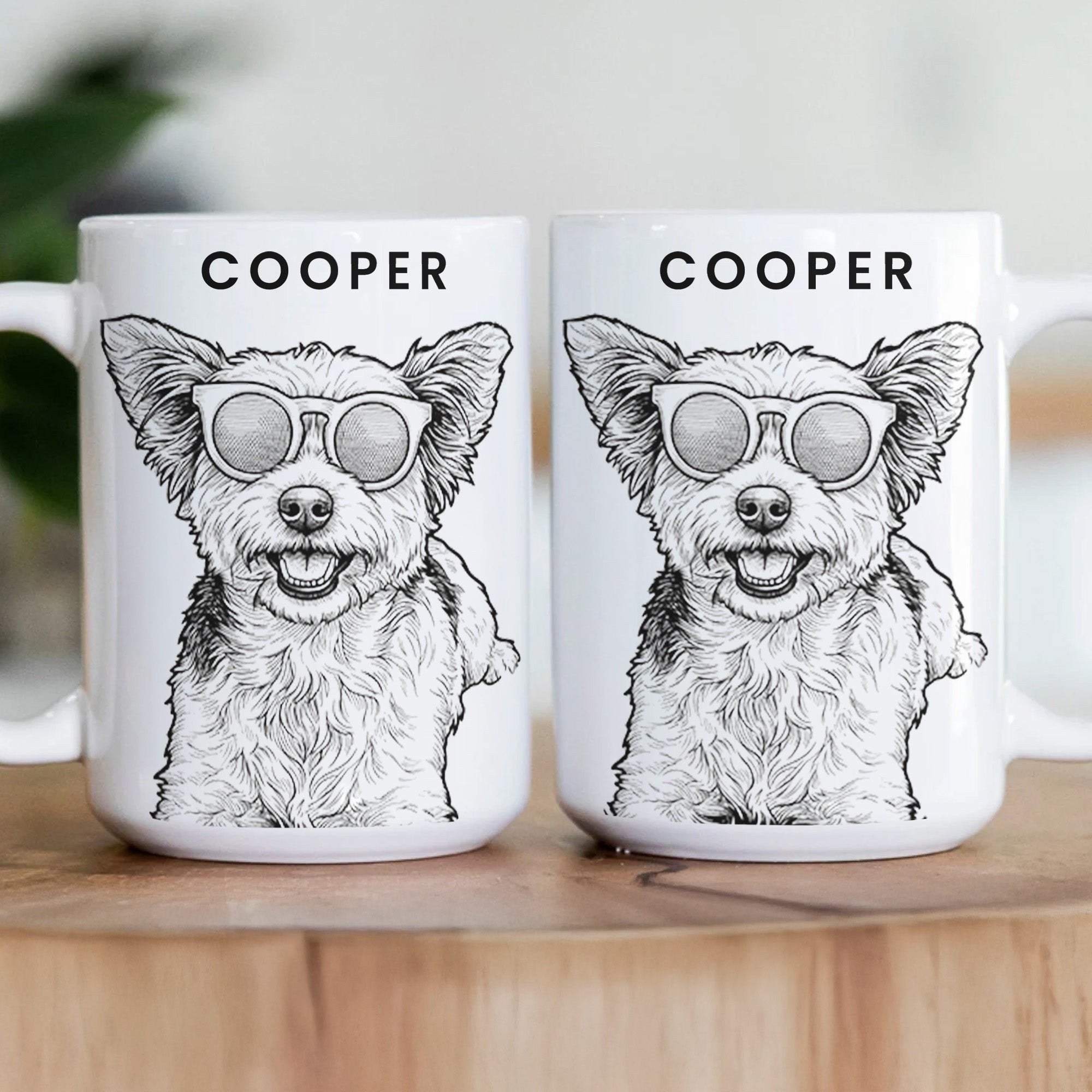 Pet-Portrait-Sketch-Line-Art-For-Him-For-Her-Personalized-Mug-4