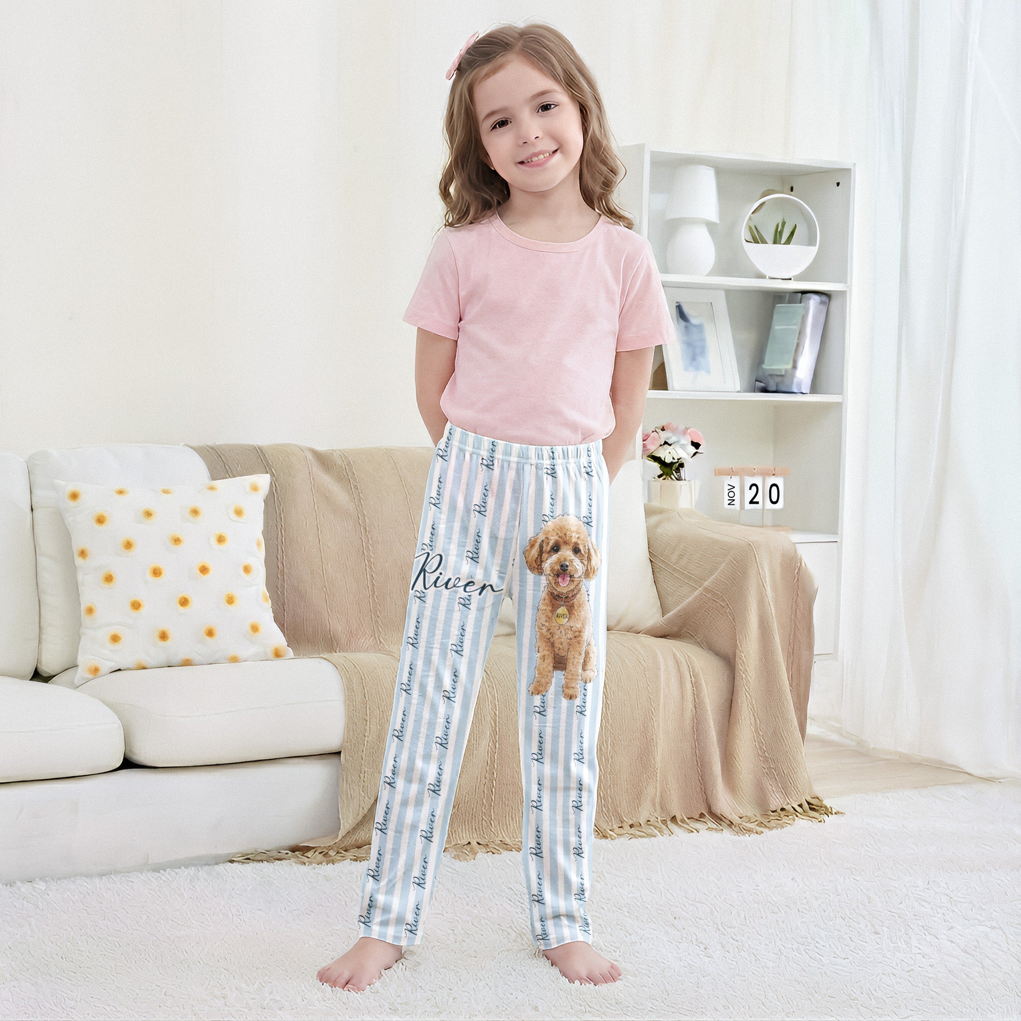 Pet-Portrait-Watecolor-Striped-Pattern-Personalized-Lounge-Pants-4