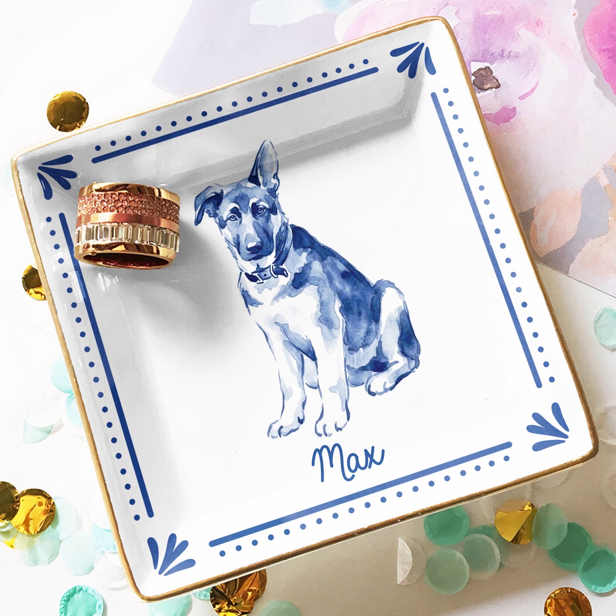 Pet-Portrait-Water-Color-Personalized-Jewelry-Dish-5