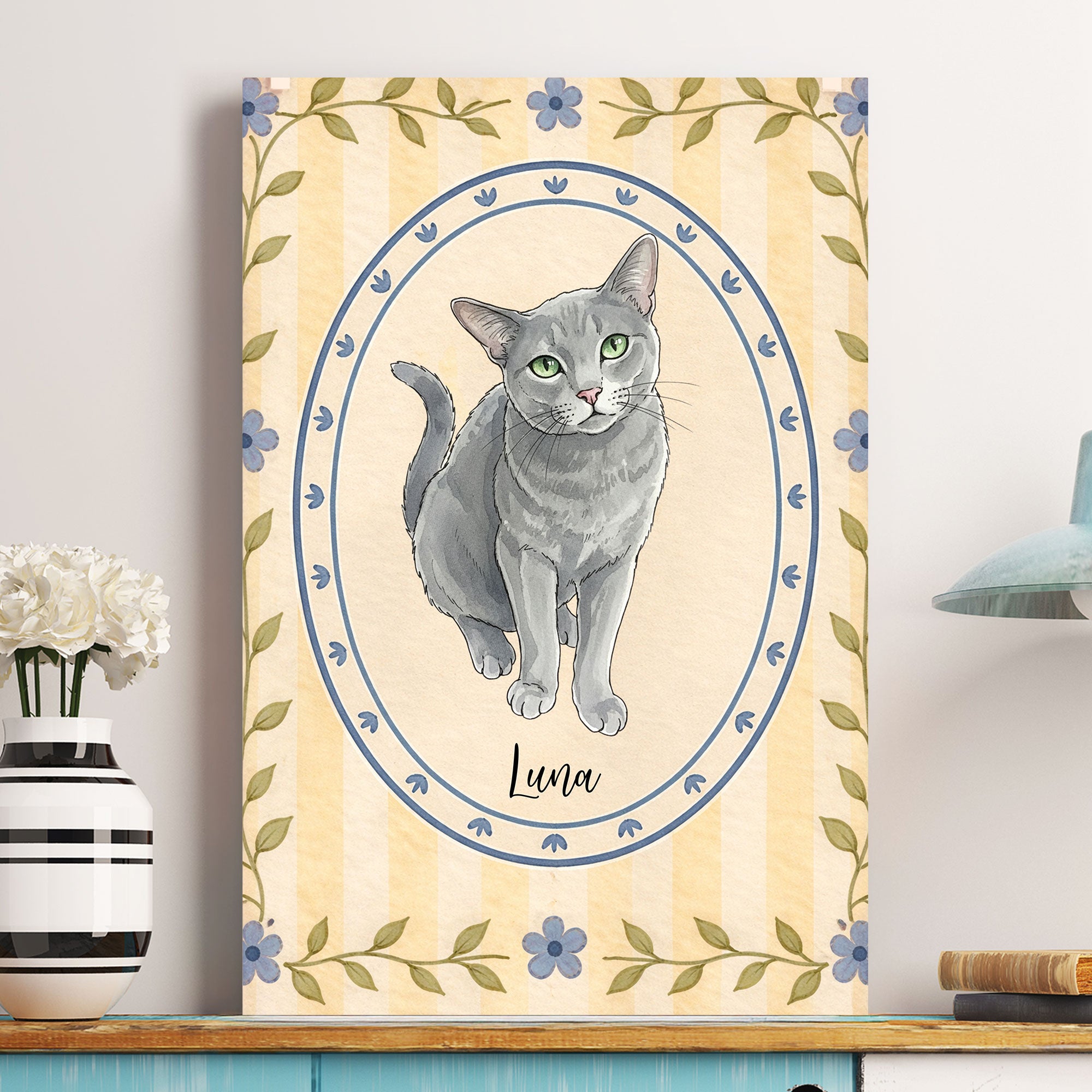 Pet-Portrait-Watercolor-Gift-For-Dog-Mom-Cat-Mom-Pet-Lovers-Personalized-Poster-3