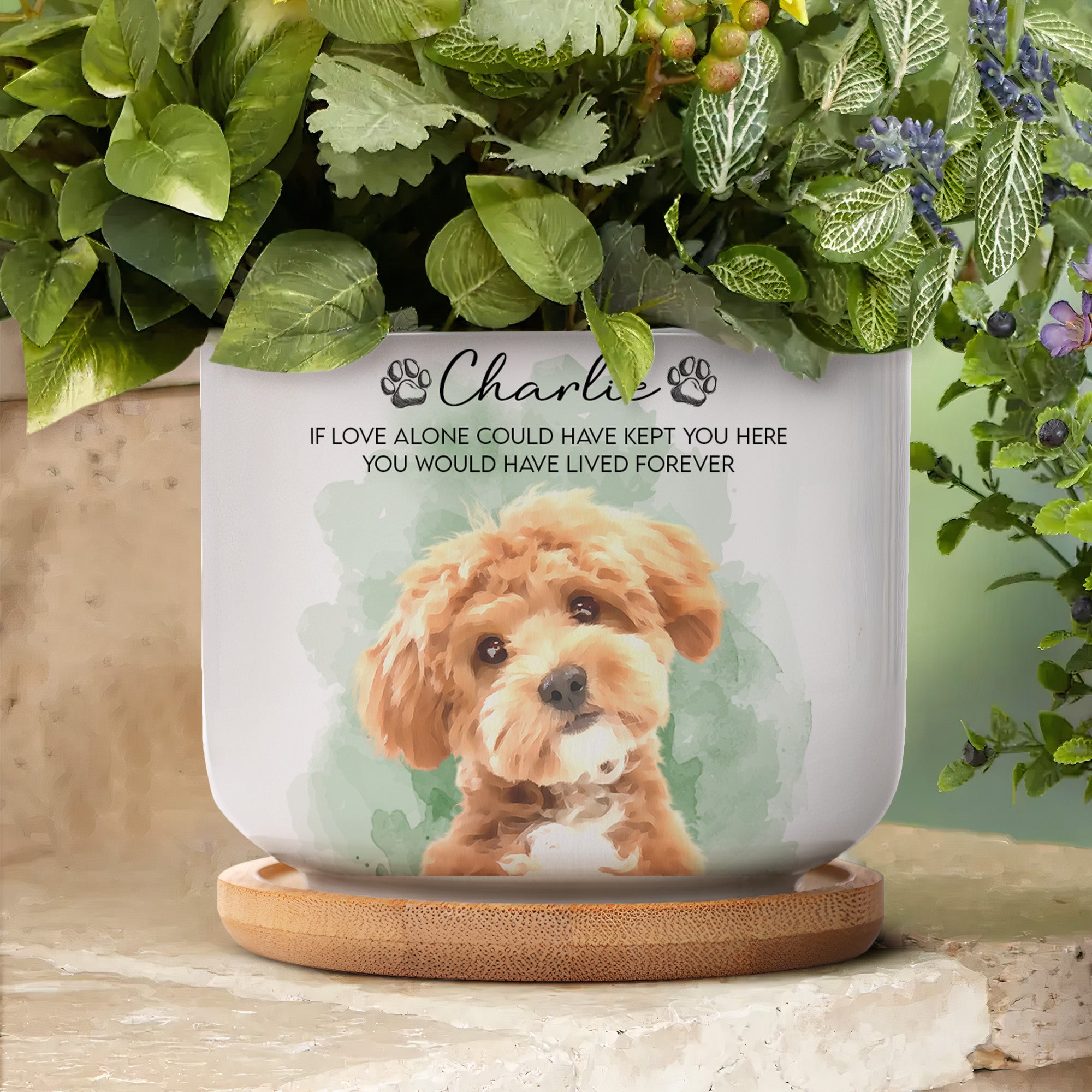 Pet-Watercolor-Ceramic-Planter,-Loss-Of-Pet-Gift-Personalized-Plant-Pot-5