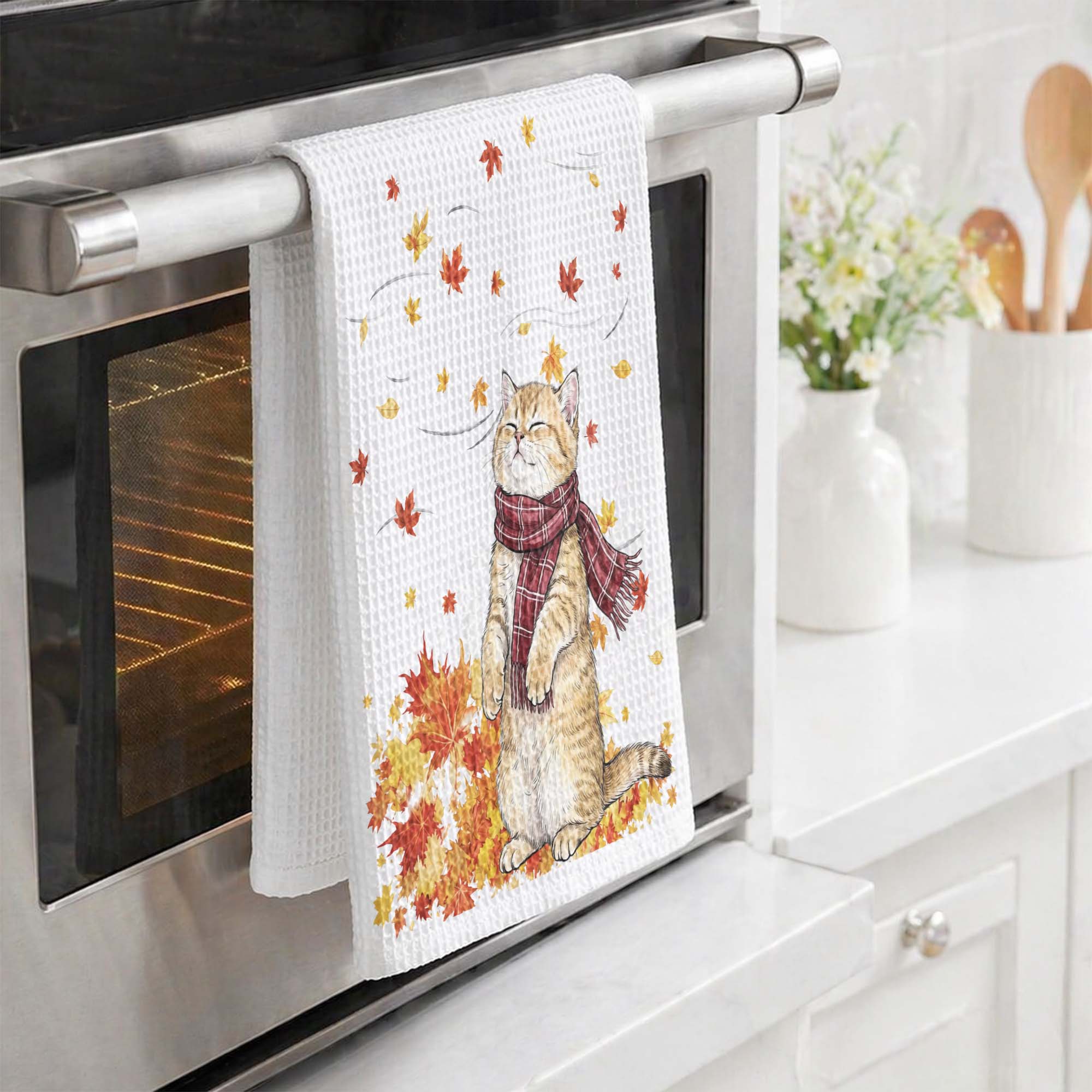 Pet-With-Fall-Leaves-Art-Fall-Decor-Personalized-Kitchen-Towel-4