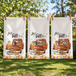 Pet-With-Pumpkin-Truck-Art-Fall-Decor-Personalized-Kitchen-Towel-2