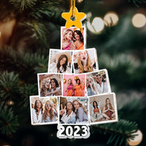 Photo Besties Christmas Tree - Personalized Acrylic Photo Ornament