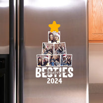 Photo Besties Forever Christmas Tree - Personalized Photo Decal