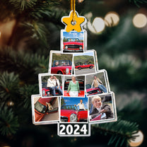 Photo Car Christmas Tree Christmas - Personalized Acrylic Photo Ornament