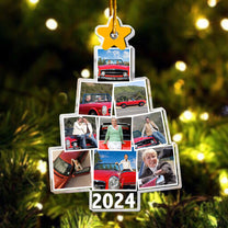 Photo Car Christmas Tree Christmas - Personalized Acrylic Photo Ornament