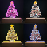Photo Family Tree Christmas - Personalized Photo LED Light