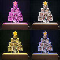 Photo Family Tree Christmas - Personalized Photo LED Light