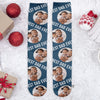 Best Dad Ever - Personalized Photo Crew Socks
