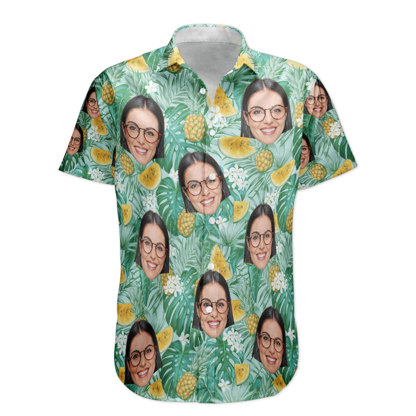 Custom Face - Personalized Photo Hawaiian Shirt