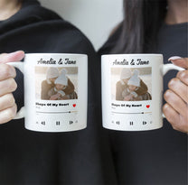 Custom Favorite Couple Song - Personalized Photo Mug