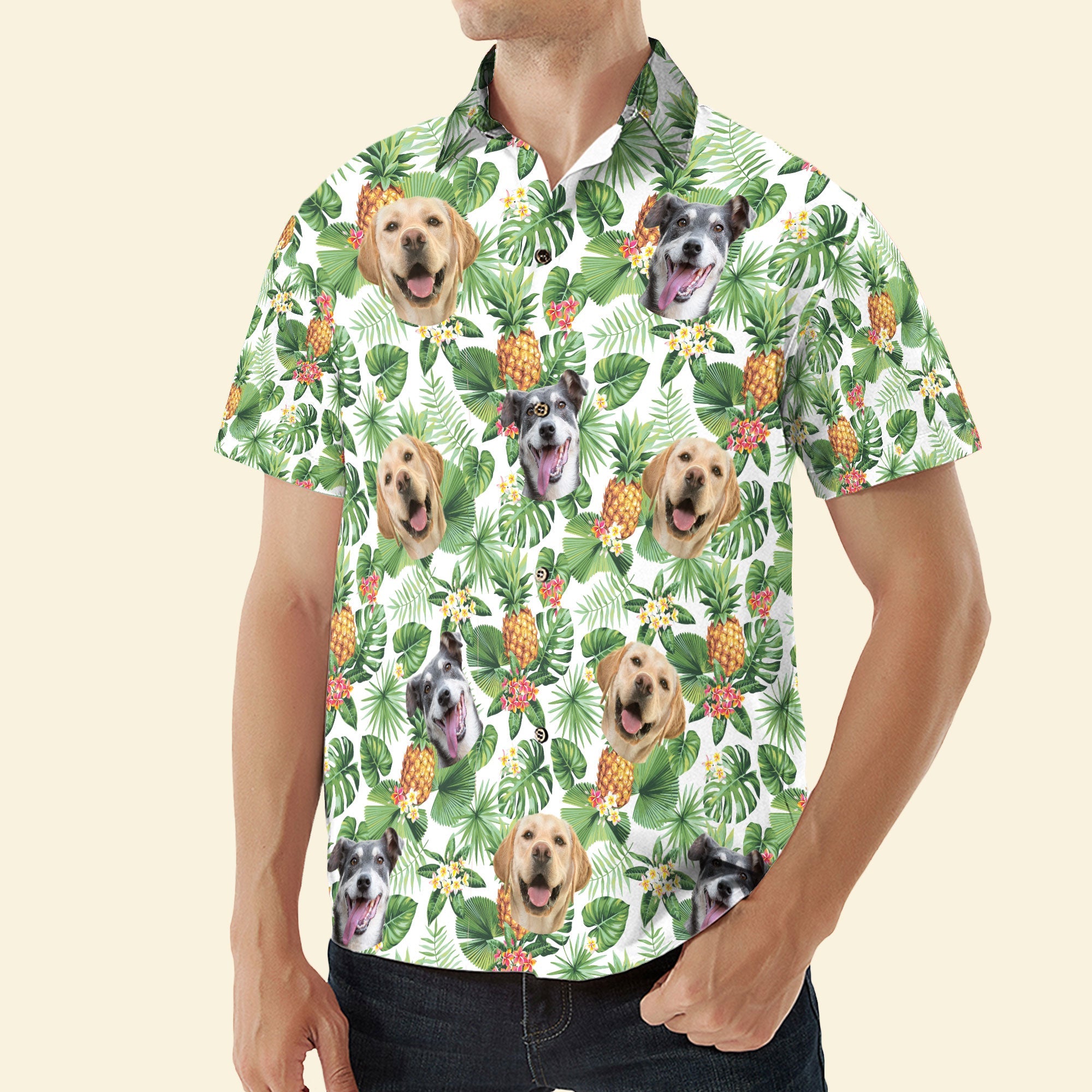 Custom Pet Face - Personalized Photo Hawaiian Shirt – Macorner