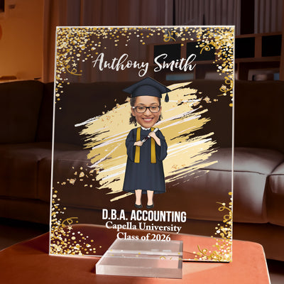 Graduation Appreciation - Personalized Acrylic Photo Plaque