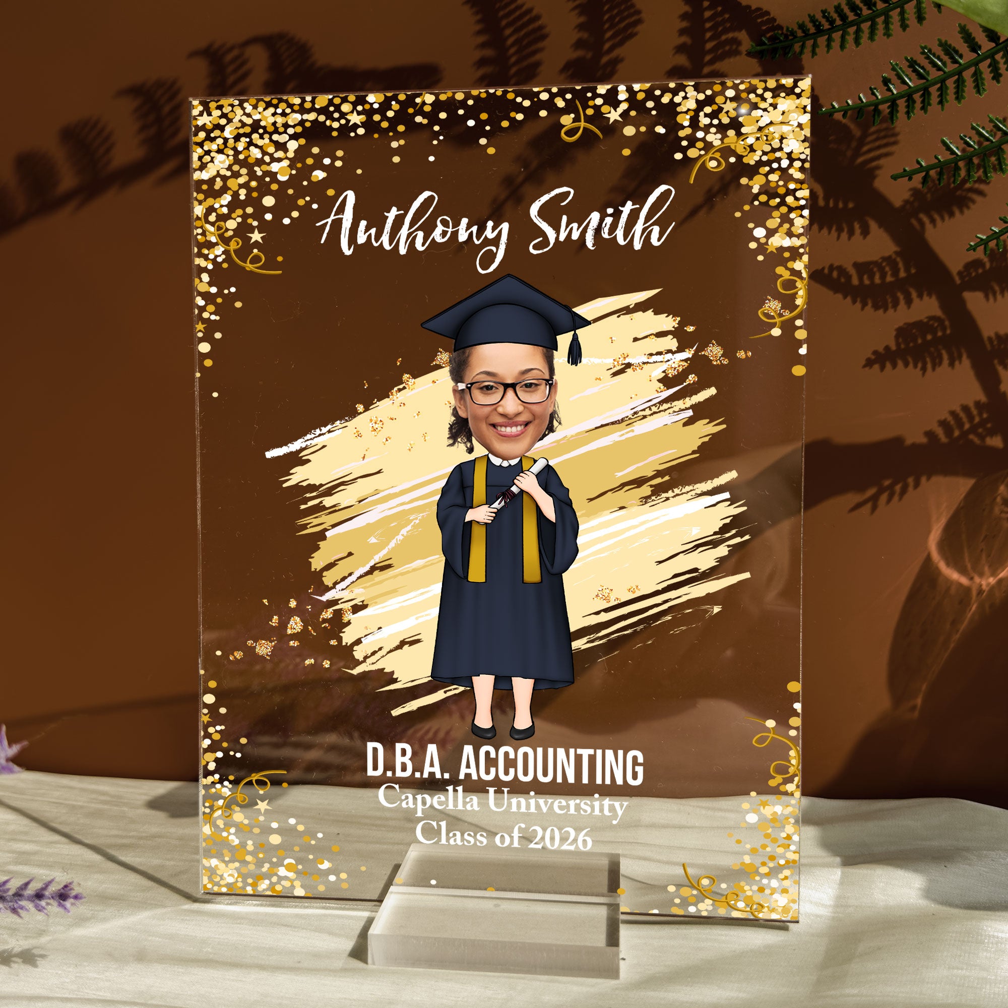 Graduation Appreciation - Personalized Acrylic Photo Plaque