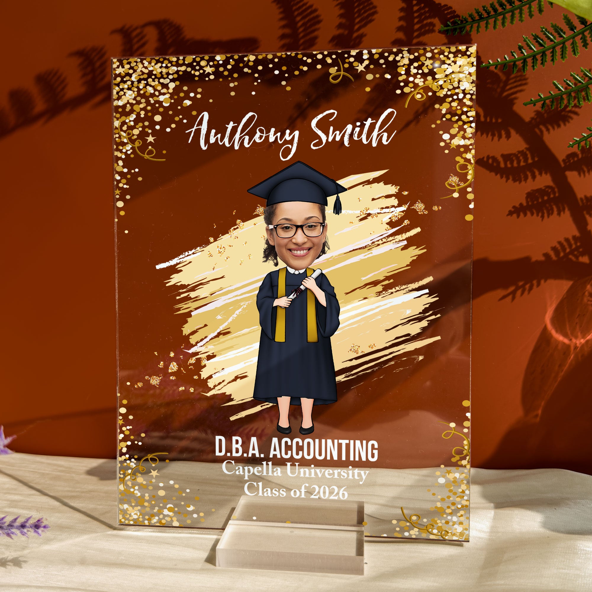 Graduation Appreciation - Personalized Acrylic Photo Plaque