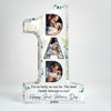 I&#39;m As Lucky 1st Father&#39;s Day - Personalized Custom Shaped Acrylic Photo Plaque