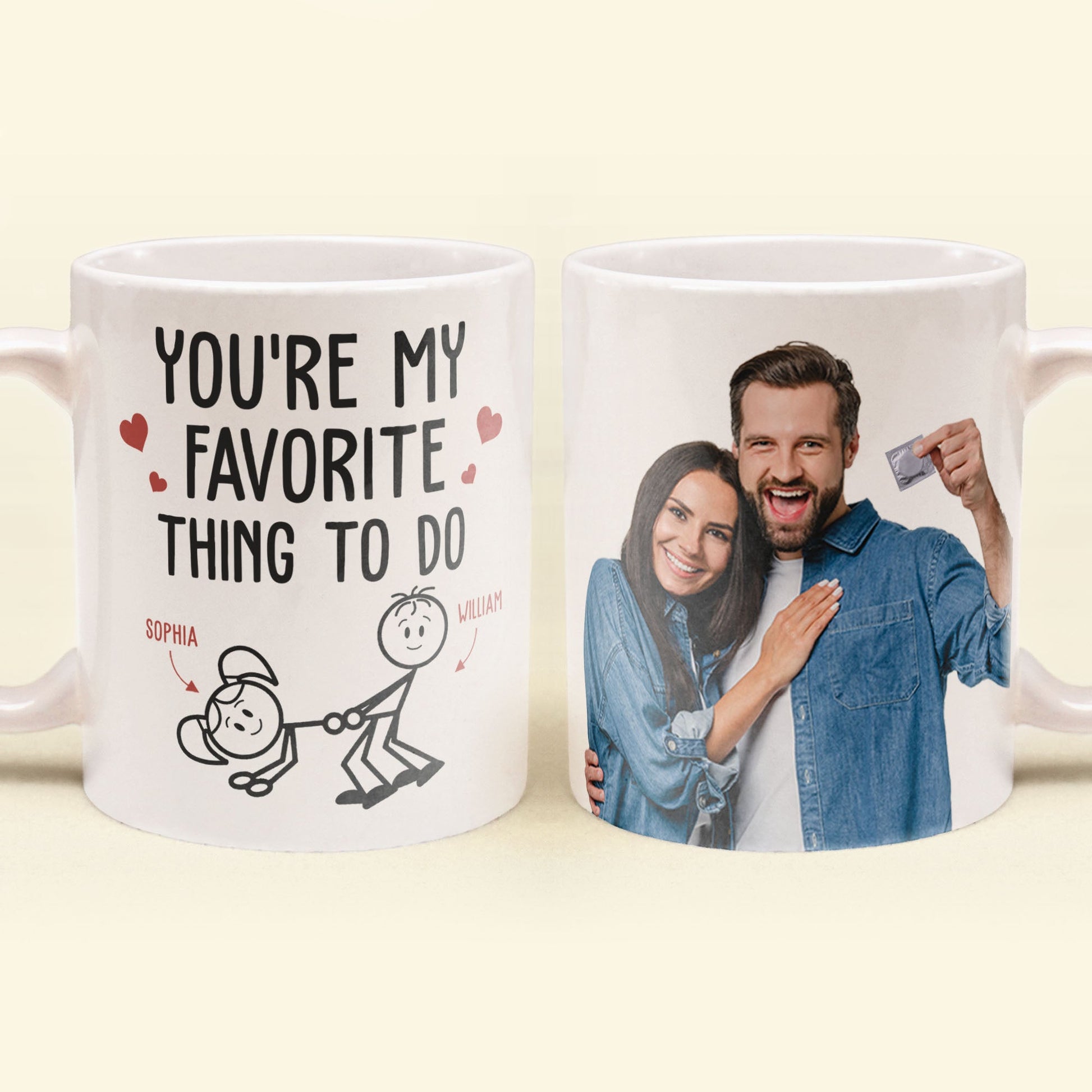 (Photo Inserted) You Are My Favorite Thing To Do - Personalized Mug