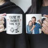 (Photo Inserted) You Are My Favorite Thing To Do - Personalized Mug