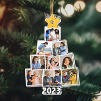 Photo Nurse Christmas Tree - Personalized Acrylic Photo Ornament