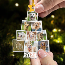 Photo Pet Christmas Tree - Personalized Acrylic Photo Ornament