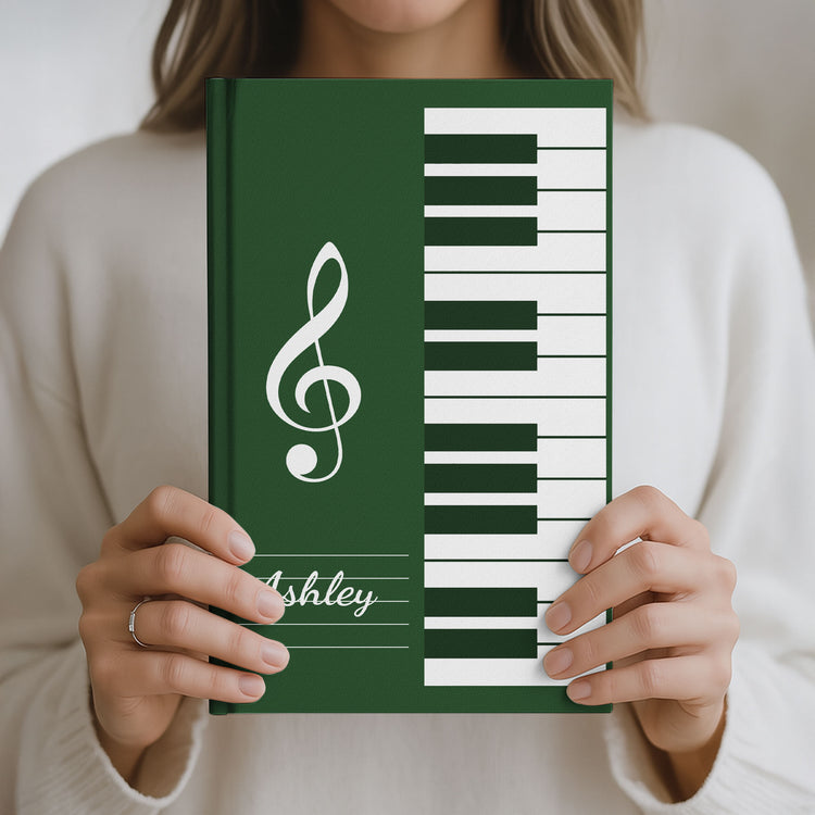 Piano,-Keyboard-Music-Custom-Name,-Gift-For-Musician,-Pianist,-Composers-Personalized-Journal-2