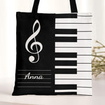 Piano,-Keyboard-Music-Custom-Name,-Gift-For-Musician,-Pianist,-Composers-Personalized-Tote-Bag-2